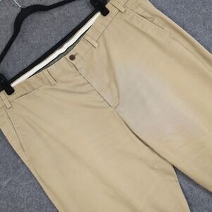 Eddie Bauer Mens Khaki Straight Leg Casual Pants Size 44 Made in Nicaragua